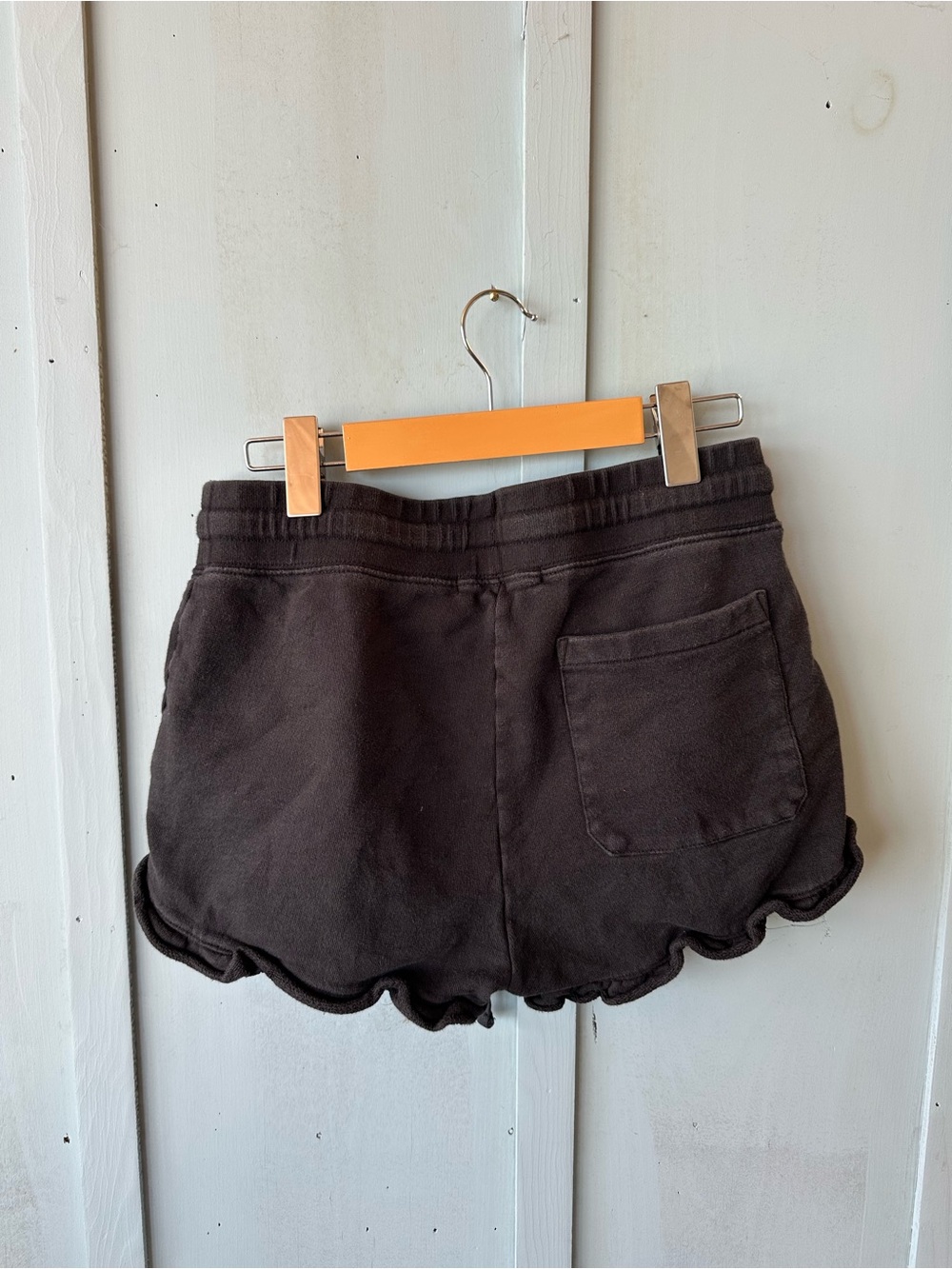 Rebecca Minkoff Black Ruffle Hem Casual Shorts - Picture 5 of 9